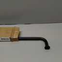 Room Darkening Curtain Rod, Wrap Around Design, Extra-Thick 1-Inch Diameter Single Drapery Rod, Extendable Metal Rod Set for the Blackout Curtains and Sheer (Matte Black, 48-84")