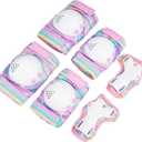 Kids/Youth Knee Pad Elbow Pads Guards Protective Gear Set for Rollerblade Roller Skates Cycling BMX Bike Skateboard Inline Skatings Scooter Riding Sports