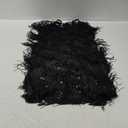 PLULON Women's 1920s Gatsby Sequin Fringed Vintage Flapper Dress Cocktail Party (Large, Black) 