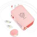 Retractable Apple Watch Charger, 5 in 1 Travel Charging Station for Apple Devices, Retractable Chargers for Multiple Devices with Multi Charging Cable, Charger Block for Apple Gear (Pink)