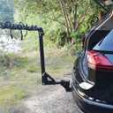 864122 Trailer Hitch Riser 2 inch Receiver Hitch Extension with 4-1/4 inch Rise/Drop, Solid ShankHitch Pin Kit Included