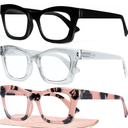 CCVOO 6 Pack Oprah Reading Glasses for Women, Eyeglasses, Blue Light Readers for Women, Computer Eye Glasses, Cheaters