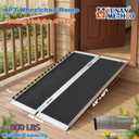 4FT Portable Wheelchair Ramp (Using 4-12''), 800LBS Capacity