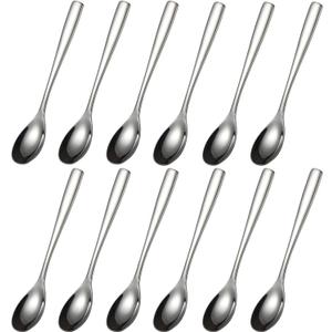 Demitasse Espresso Spoons Stainless Steel Mini Coffee Spoons Tea Spoons for Dessert Set of 12