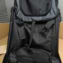 Amazon Basics 30-Inch Large Rolling Duffel Bag with Wheels and Handle, Durable Ripstop Polyester, 2 Layers of Space, Multiple Interior and Exterior Pockets, Black