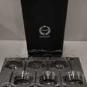 Chouggo Martini Glasses Set of 6, 8Oz Coupe Cocktail Glasses, Hand Blown Premium Crystal Cocktail Glass for Bar, Martini, Cosmopolitan, Manhattan