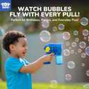 Toy Life 3 Pack Bubble Guns for Kids, Automatic Bubble Blower, Leakproof & Lightweight, Outdoor Summer Toy, Easter Basket Stuffer, Party Favor, Birthday Gift for Toddlers Boys Girls