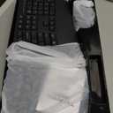 Wireless Keyboard and Mouse Combo,2.4G Full Size Wave Keys Ergonomic Keyboard with Wrist Rest for Natural Typing, 3 DPI Adjustable Ergonomic Silent Mouse for Computer/Laptop/Windows/Mac (Gray)