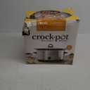 Crock-Pot 7 Quart Oval Manual Slow Cooker, Stainless Steel (SCV700-S-BR), Versatile Cookware for Large Families or Entertaining