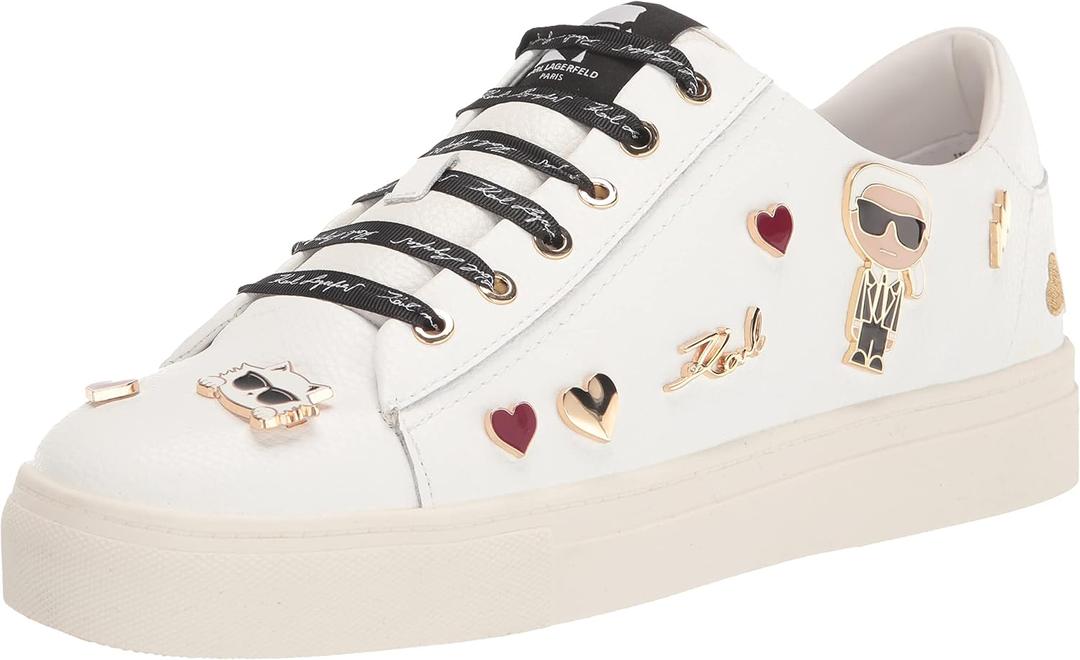 Karl Lagerfeld Women's Cate Pins Lace Up Sneaker 9