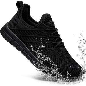 Taquco Non Slip Work Shoes for Women Slip On Sneakers Water Resistant Shoe Slip Resistant Food Service Waterproof Zapatos Antideslizantes para Mujer (Black,9)