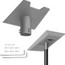 Starlink Performance Gen 3 Pipe Adapter, Beciety Heavy Duty Starlink Pole Mount for 35-62mm Metal Pipes, Stainless Steel, Easy Install, Durable for Extreme Climates