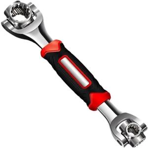 Universal Wrench 52 in 1 Socket Wrench Multifunction Wrench Tool with 360 Degree Rotating Head, Spanner Tool for Home Bicycle Car Repair