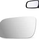 NEYASU Driver Left Side LH Mirror Glass fit for 1999-2002 VW Cabrio 1999-2006 VW Golf 1999-2005 VW Jetta 1998-2004 VW Passat Flat Glass Replacement with Adhesives No Heated