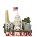 Kurt Adler City Travel Washington DC Ornament, 3.25Inch
