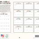 Elegant Floral Big Grid Calendar 2026 Monthly Wall Calender 12 Month | American Made In The USA