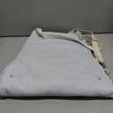 CL118 3.5-Ounce Split Leather Kick Back Apron, Pearl Grey