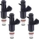 NewYall Pack of 4 Fuel Injector for Honda CR-V 2.4L 2005-2009, Element 2.4L 2003-2011, Accord 2.4L 2003-2007, Civic 2.0L 2006-2011 Acura RSX 2.0L 2005-2006