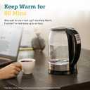 COSORI Electric Kettle Temperature Control with 6 Presets, 60min Keep Warm 1.7L Electric Tea Kettle & Hot Water Boiler, 304 Stainless Steel Filter, Auto-Off & Boil-Dry Protection, BPA Free, Black