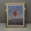 16x20 Picture Frame Gold with 14x18 Mat for 40 x 50cm Diamond Art Painting, Display Photo 14x18 with Mat or 16 x 20 Without Mat, Wall Hanging Large Frame with Plexiglass, Gold