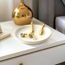 Ceramic Ring Tray Trinket Dish Jewelry Plate Tray Women Coworker Work Besties Gift Colleague Manager Supervisor Executive Assistant Birthday Farewell Leaving Retirement Christmas Holiday Appreciation