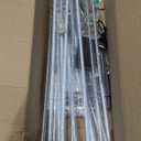 Meteor Shower Lights Outdoor Solar Meteor Light Falling Rain Lights 16 Tubes 16 Inch 576LED Cascading Snowfall Christmas Light for Holiday Wedding New Year Party Yard House Roof Tree Mall Decoration (White)