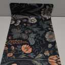 Aesthetic Vintage Dark Flower Plants Wildflowers Large Gaming Mousepad XXL Keyboard Mouse Mat Full Desktop Mat Women Desk Cover Mat for Work Office Home 31.5x15.8 in