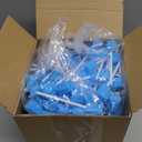 Outus 300 Pcs Toothettes Oral Swabs Disposable Mouth Swabs Sponge Bulk Dental Swabsticks Unflavored for Elderly Adults Mouth Cleaning Oral Cavity Care Health, Pink and Blue (Not Individual Packing)