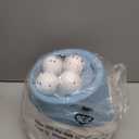 MEKAPLE Automatic Dog Ball Launcher for Samll to Medium Dogs, Upgraded Interactive Toy Balls Thrower, Distance Adjustable Mental Stimulating Dog Toys with 4 Etpu Balls 2.2 Inch (Blue)