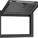 36x24inch Food Truck Window With Screen ，With FREE Acrylic Glass ，Black