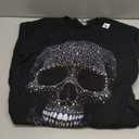 Skull Art Drawing T-Shirt Size XXL