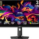 Msi MAG 321UPX QD-OLED, 32" 4K UHD Quantum Dot OLED Gaming Monitor, 3840 x 2160, 0.03ms, 240Hz, True Black HDR 400, 15W USB Type C, HDMI, DP Port