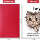 Funny Cat Birthday Card for Men Women, Naughty Birthday Card Gift for Cat Lover Friend Sister Brother Cousin Coworker