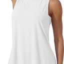 2 x MAGCOMSEN Women's Loose Fit Quick Dry Lightweight Athletic Tank Top (M)