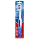 Colgate 360 Power Deep Clean Battery Operated Sonic Toothbrush, Soft Adult Toothbrush, Includes 1 AA Battery, Rubber Polisher, and Tongue and Cheek Cleaner