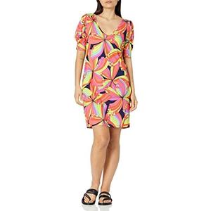 Trina Turk Women's Printed Jersey T Shirt Dress, XXL