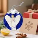 Stained Glass Ornament, Love Angel Christmas Ornaments, Christmas Decorations for Tree, Holiday Ornament, Holiday Party Gifts, Gift Ideas & Xmas Gift - Love Angel