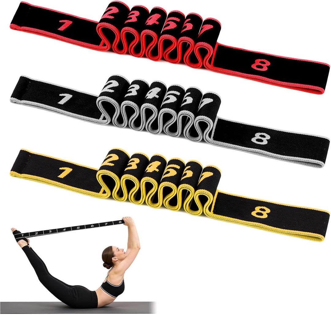 Fitness Resistance Bands with Handles, Fitness Resistance Band for Stretching and Yoga, Fashion Puller Exercise, Adjustable Bands for Full Body Stretching Shaping