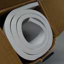 OISAKLD EVA Foam 2mm-10mm 13.7"39" Craft Foam Sheet 74 kg/m Cosplay Foam for Craft Model Cosplay 10mm (White)