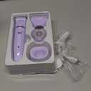 Ufree Bikini Trimmer Electric Razors for Women, Rechargeable Pubic Body Hair Trimmer Electric Shaver for Legs Body Hair, Bikini Shaver IPX7 Waterproof, Gifts for Women, Purple