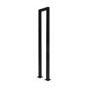 Hand Rails Steps, Matte Black U Shaped Handrails for Indoor Stairs, Non-Slip Stair Railing Industrial Wrought Iron Railing for Stairs, Balcony, Garden - Indoor/Outdoor(Size 39"x7")