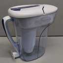 ZeroWater 12-Cup Ready-Pour 5-Stage Water Filter Pitcher 0 TDS for Improved Tap Water Taste - IAPMO Certified to Reduce Lead, Chromium, and PFOA/PFOS