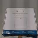 NUTRI FIT Digital Bathroom Scale for Body Weight Loss Watchers Electri Scales, 50g/0.1lb Discrepancy, Clear Backlit LCD Display and Step-On Techhology, 2*AAA Batteries Included, 330lb/150kg, Jet Black