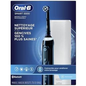 Oral-B Smart 5500 Electric Rechargeable Toothbrush, Black