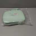 Travel Makeup Bag for Women, Large Capacity Cosmetic Bags for Girls, Compact Pouch Make up Organizer, Waterproof Toiletry Bag with Divider and Handle (Green2)