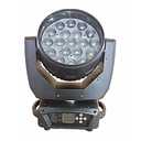 JUNMAN 19x15W RGBW 4 in 1 Led Beam Zoom Moving Head Light DJ Disco Stage Lights DMX512 16/24 Channels