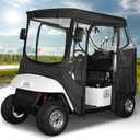 10L0L Golf Cart Enclosure Compatible with EZGO TXT RXV, Golf Cart Cover Waterproof Windproof Portable Transparent Storage Driving 4 Sided Enclosure