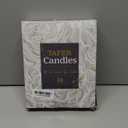 YOROXRG 36 Pack Ivory White Taper Candles, 7-8 Hours Burn Time, Unscented, Smokeless and Dripless, 0.8 x 10 Inch Dinner Candle Set for Household, Wedding, Party and Home Dcor Candlesticks