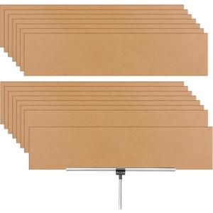 15 Pcs Cardboard Spray Shield Paint 36 x 9 Inches Paint Spray Shield Painters Tool for Trim Walls, Doors, Floors House Painting Supplies