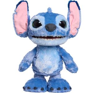 Disney Stitch Just Play Ultimate Interactive 17" Plush Toy, 100+ Sounds & Reactions, Inspired by Disneys Live-Action Lilo & Stitch Film, New Movie Toy for Fans, Girls, Boys, Kids 3 and Up by